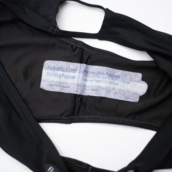 Fleo Bikini Set NWT Black Size XL Top & Bottom 2-Piece Swimwear Beachwear Pool - Picture 8 of 8